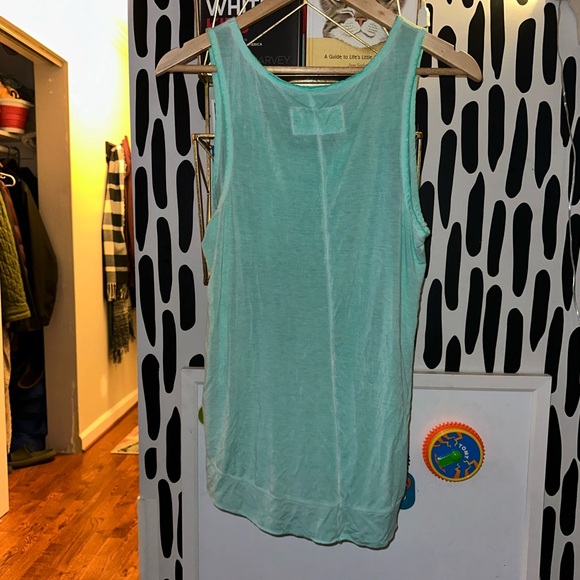 Anthropologie - Pure + Good Turquoise Luna Pocket Tank - Picture 8 of 9